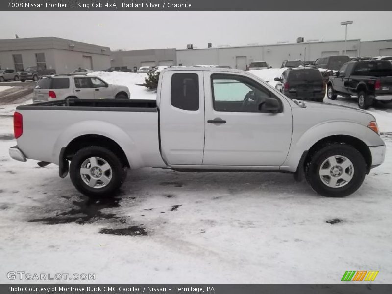 Radiant Silver / Graphite 2008 Nissan Frontier LE King Cab 4x4