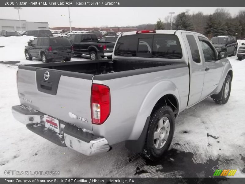 Radiant Silver / Graphite 2008 Nissan Frontier LE King Cab 4x4