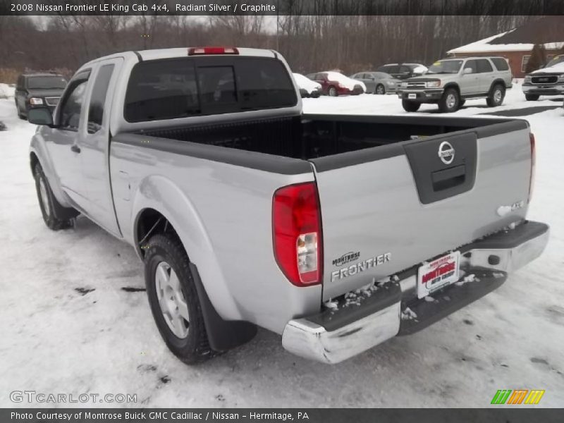 Radiant Silver / Graphite 2008 Nissan Frontier LE King Cab 4x4