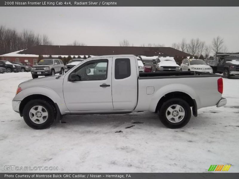  2008 Frontier LE King Cab 4x4 Radiant Silver