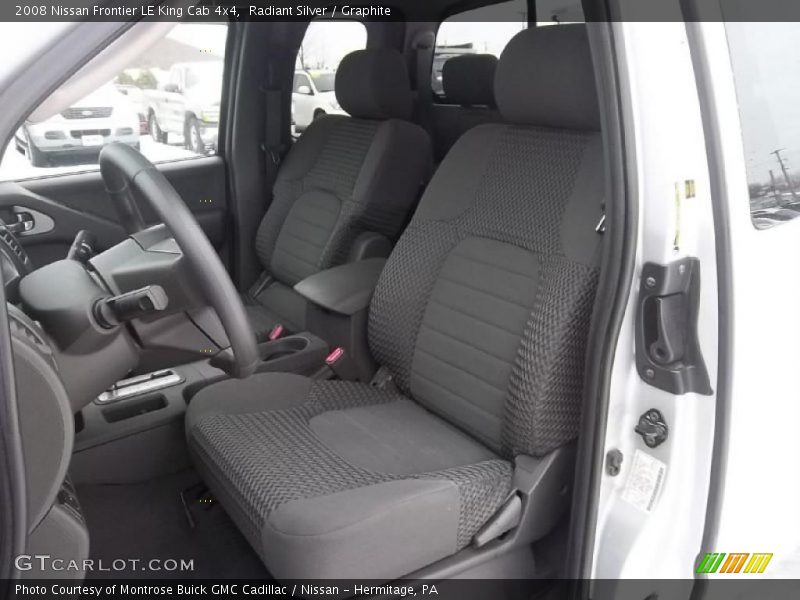  2008 Frontier LE King Cab 4x4 Graphite Interior
