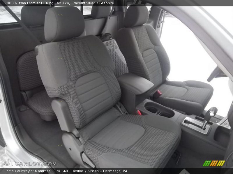  2008 Frontier LE King Cab 4x4 Graphite Interior