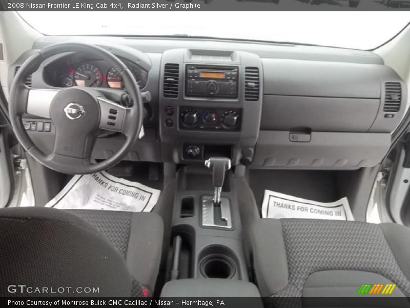Dashboard of 2008 Frontier LE King Cab 4x4