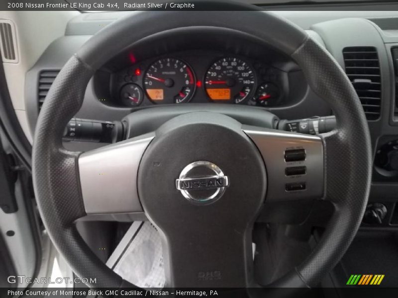  2008 Frontier LE King Cab 4x4 Steering Wheel