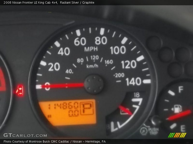 Radiant Silver / Graphite 2008 Nissan Frontier LE King Cab 4x4