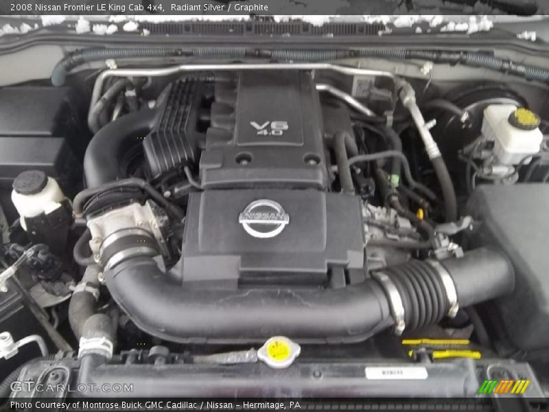  2008 Frontier LE King Cab 4x4 Engine - 4.0 Liter DOHC 24-Valve VVT V6