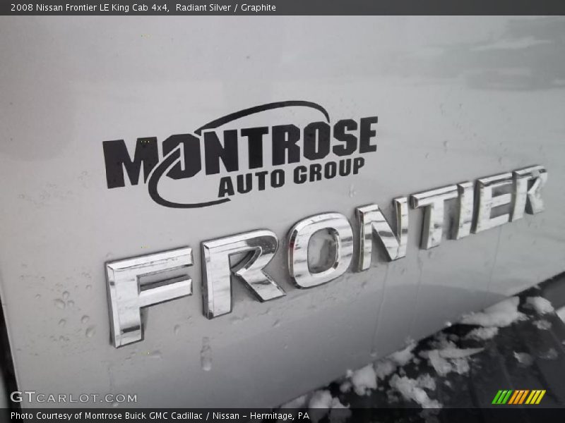 Radiant Silver / Graphite 2008 Nissan Frontier LE King Cab 4x4