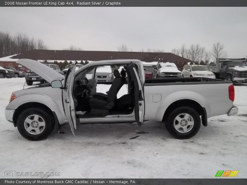 Radiant Silver / Graphite 2008 Nissan Frontier LE King Cab 4x4