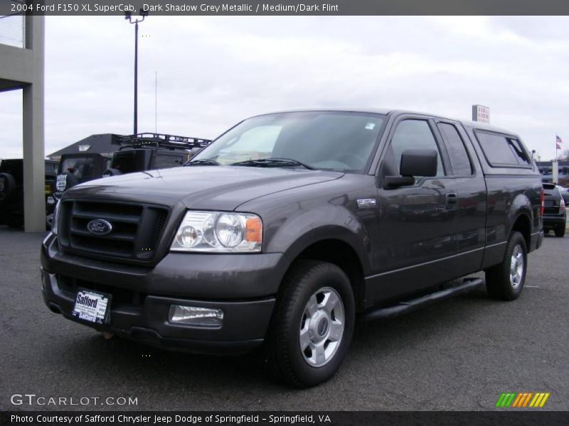 Dark Shadow Grey Metallic / Medium/Dark Flint 2004 Ford F150 XL SuperCab