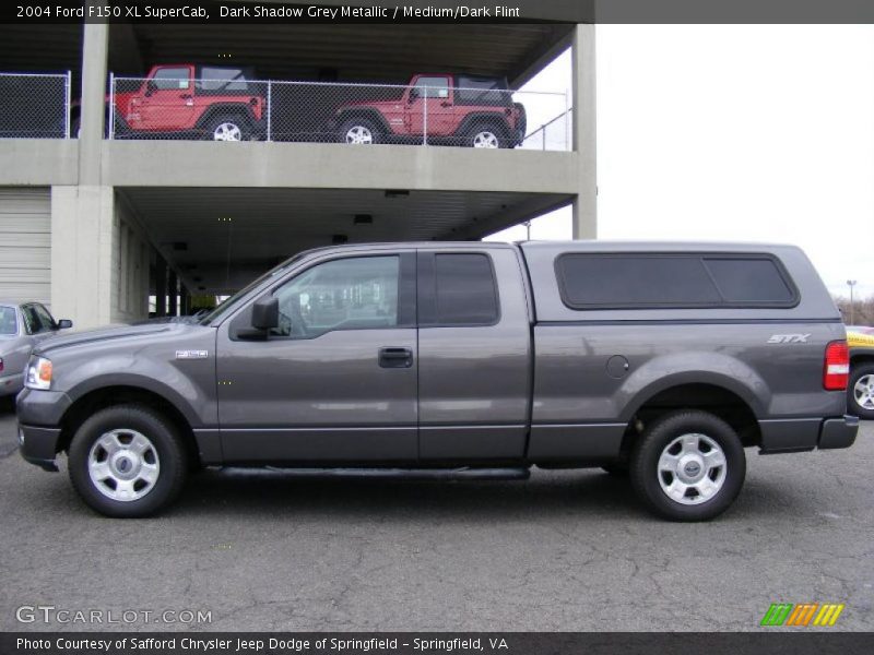 Dark Shadow Grey Metallic / Medium/Dark Flint 2004 Ford F150 XL SuperCab