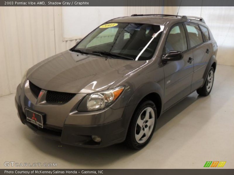 Shadow Gray / Graphite 2003 Pontiac Vibe AWD