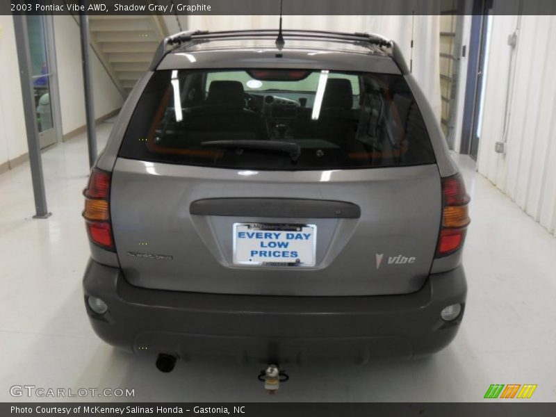 Shadow Gray / Graphite 2003 Pontiac Vibe AWD