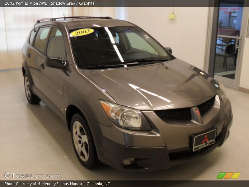 Shadow Gray / Graphite 2003 Pontiac Vibe AWD