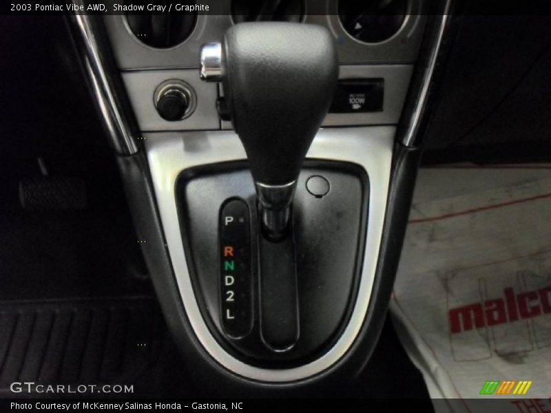  2003 Vibe AWD 4 Speed Automatic Shifter