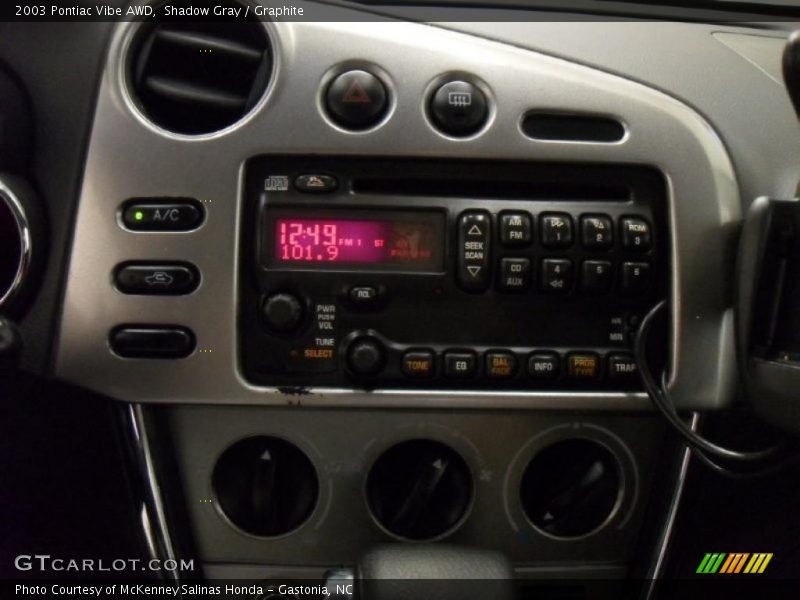 Shadow Gray / Graphite 2003 Pontiac Vibe AWD
