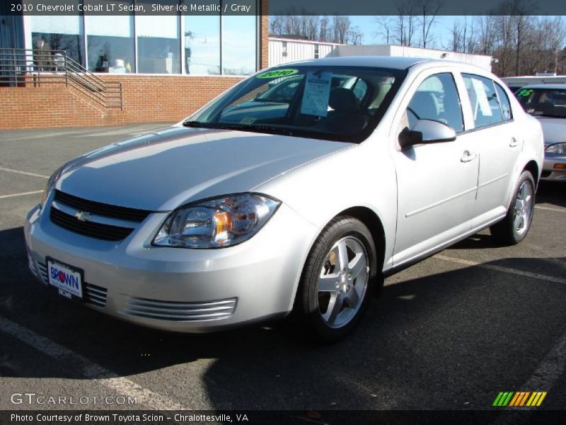 Silver Ice Metallic / Gray 2010 Chevrolet Cobalt LT Sedan