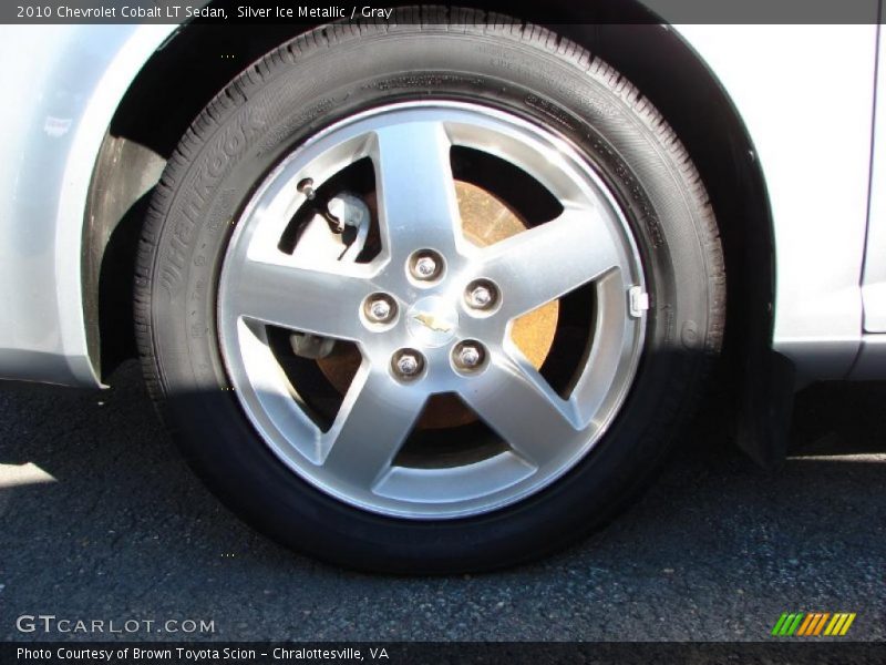 Silver Ice Metallic / Gray 2010 Chevrolet Cobalt LT Sedan