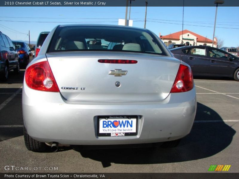 Silver Ice Metallic / Gray 2010 Chevrolet Cobalt LT Sedan