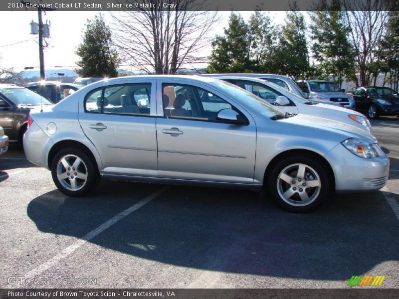 Silver Ice Metallic / Gray 2010 Chevrolet Cobalt LT Sedan