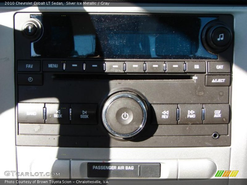 Silver Ice Metallic / Gray 2010 Chevrolet Cobalt LT Sedan