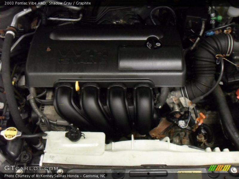  2003 Vibe AWD Engine - 1.8 Liter DOHC 16V VVT-i 4 Cylinder