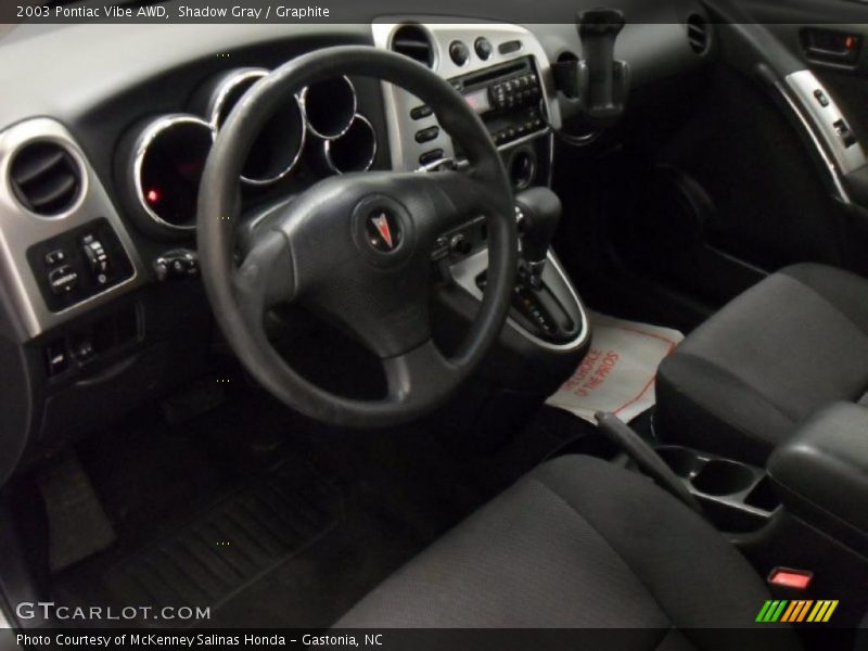 Graphite Interior 2003 Vibe Awd Photo No 46650833