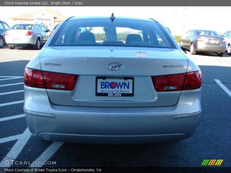 Bright Silver / Gray 2009 Hyundai Sonata GLS