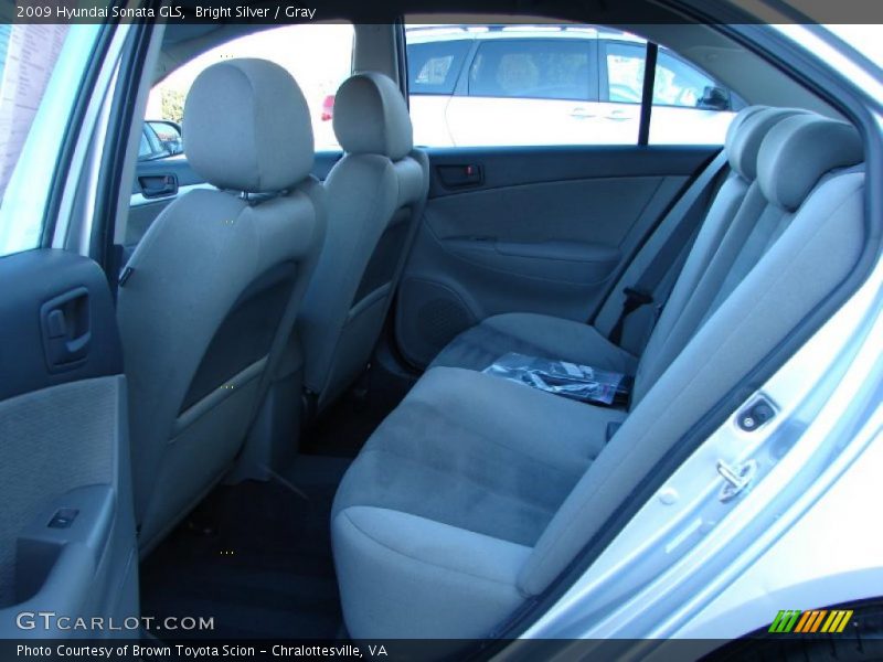 Bright Silver / Gray 2009 Hyundai Sonata GLS