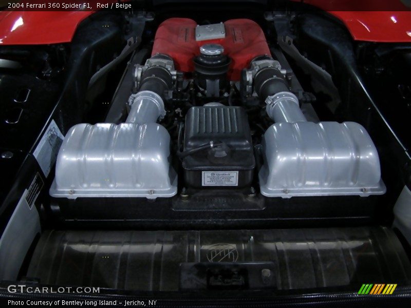 Red / Beige 2004 Ferrari 360 Spider F1