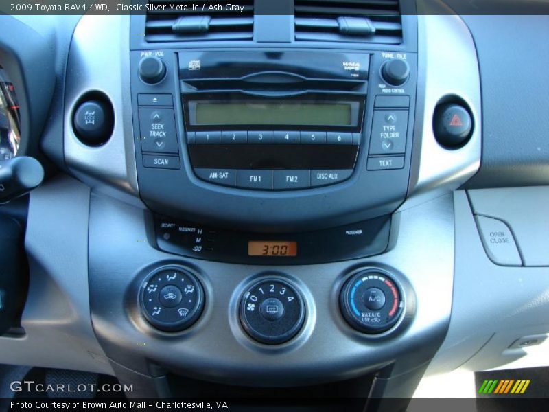 Controls of 2009 RAV4 4WD