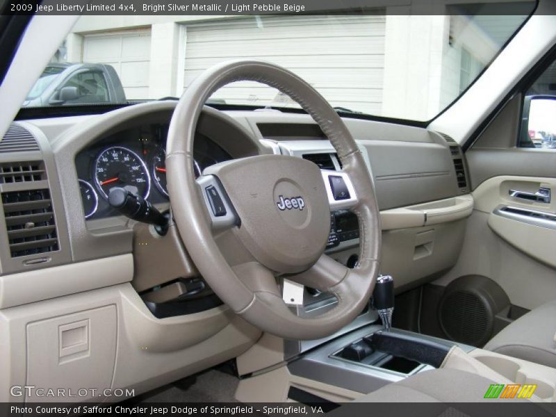 Dashboard of 2009 Liberty Limited 4x4