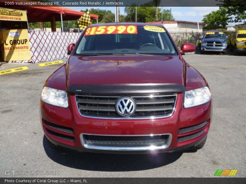 Colorado Red Metallic / Anthracite 2005 Volkswagen Touareg V8