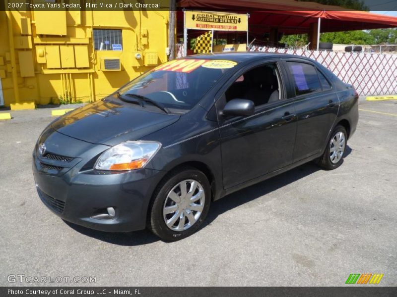 Flint Mica / Dark Charcoal 2007 Toyota Yaris Sedan
