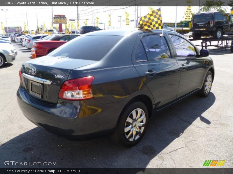 Flint Mica / Dark Charcoal 2007 Toyota Yaris Sedan