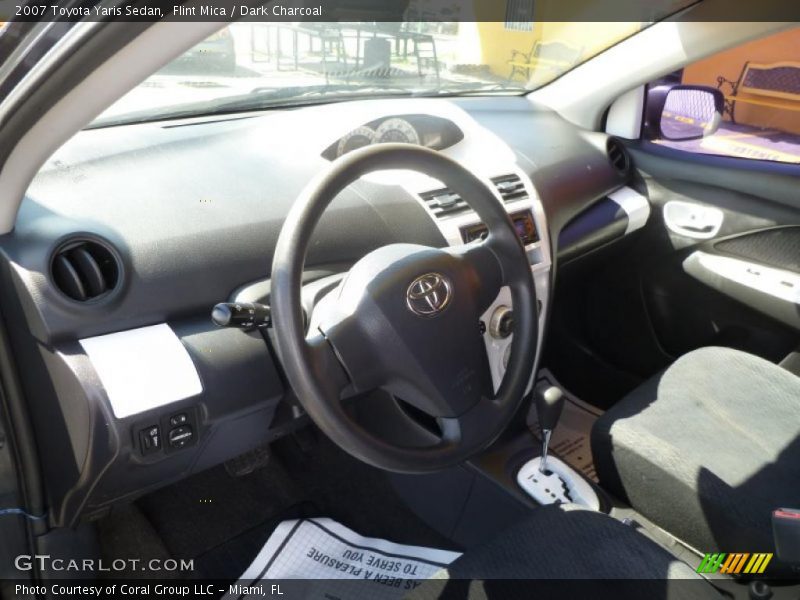 Flint Mica / Dark Charcoal 2007 Toyota Yaris Sedan