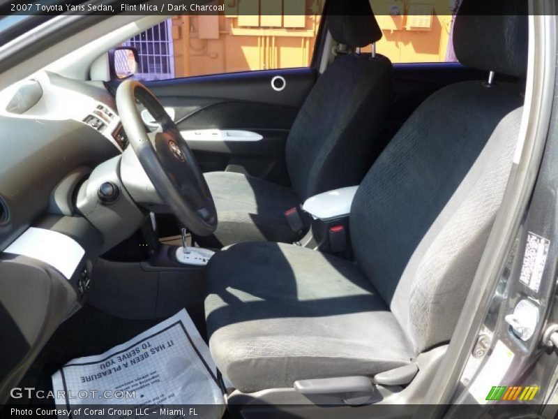 Flint Mica / Dark Charcoal 2007 Toyota Yaris Sedan