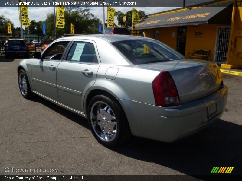 Satin Jade Pearlcoat / Dark Slate Gray/Light Graystone 2006 Chrysler 300