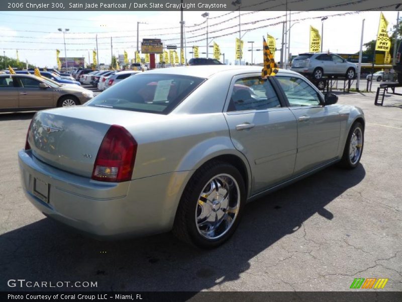 Satin Jade Pearlcoat / Dark Slate Gray/Light Graystone 2006 Chrysler 300