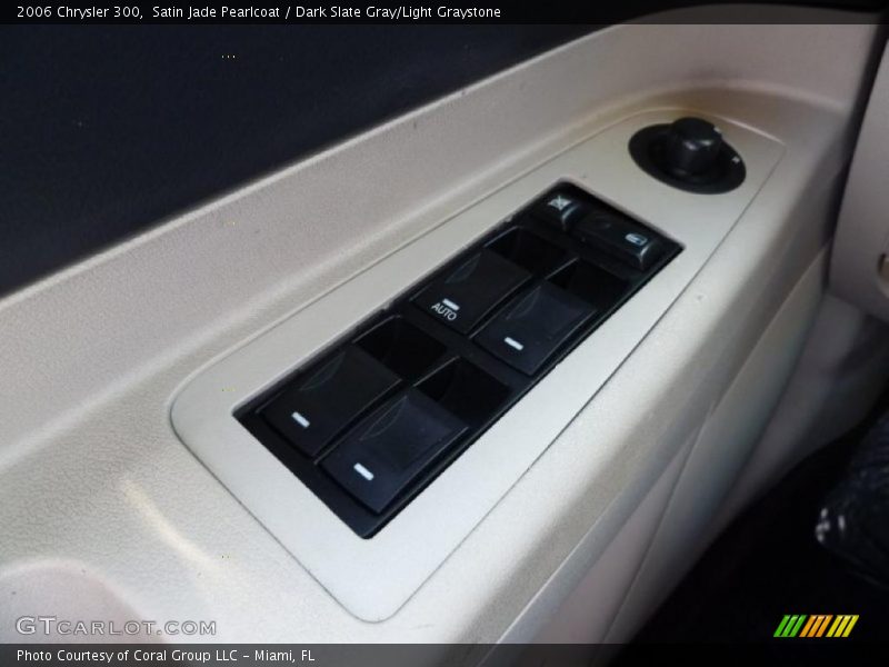 Satin Jade Pearlcoat / Dark Slate Gray/Light Graystone 2006 Chrysler 300