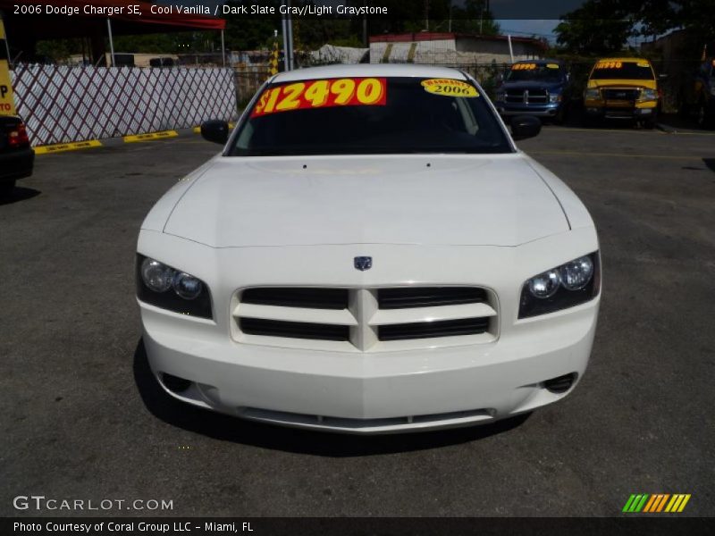 Cool Vanilla / Dark Slate Gray/Light Graystone 2006 Dodge Charger SE