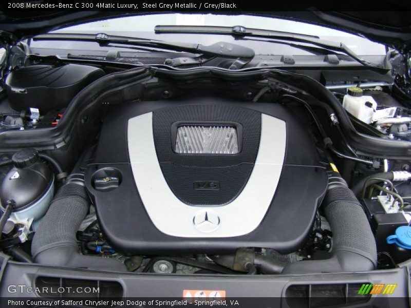 Steel Grey Metallic / Grey/Black 2008 Mercedes-Benz C 300 4Matic Luxury