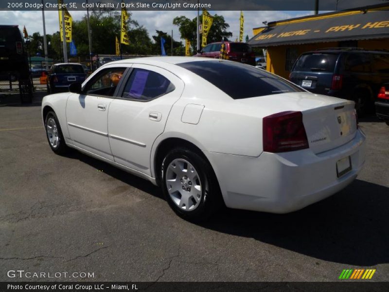 Cool Vanilla / Dark Slate Gray/Light Graystone 2006 Dodge Charger SE