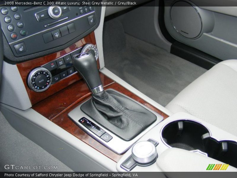 Steel Grey Metallic / Grey/Black 2008 Mercedes-Benz C 300 4Matic Luxury