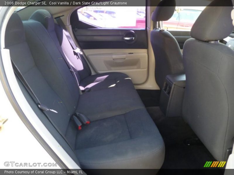 Cool Vanilla / Dark Slate Gray/Light Graystone 2006 Dodge Charger SE