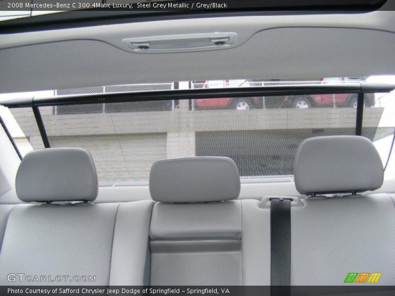 Steel Grey Metallic / Grey/Black 2008 Mercedes-Benz C 300 4Matic Luxury
