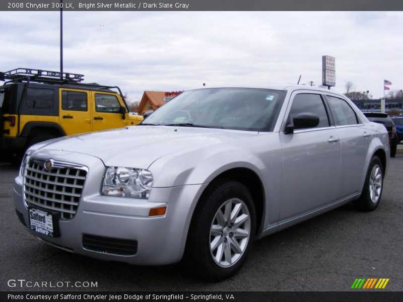 Bright Silver Metallic / Dark Slate Gray 2008 Chrysler 300 LX