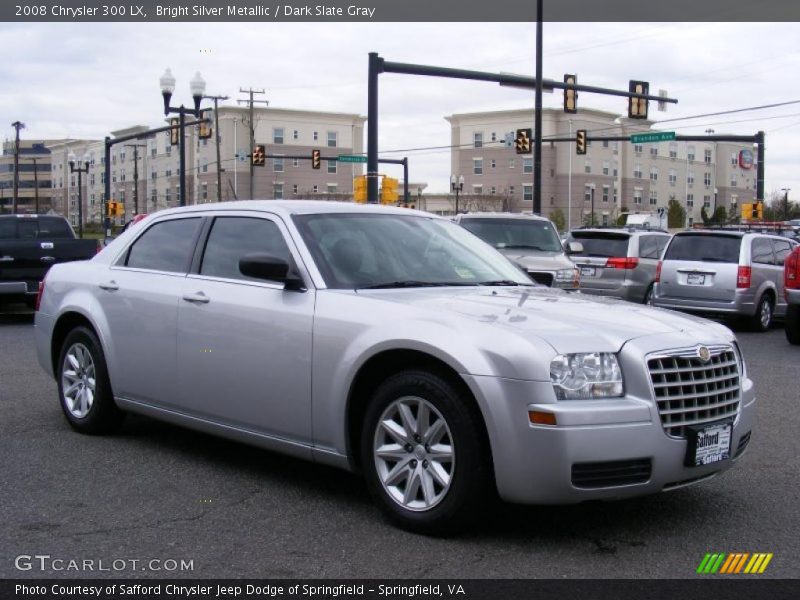 Bright Silver Metallic / Dark Slate Gray 2008 Chrysler 300 LX