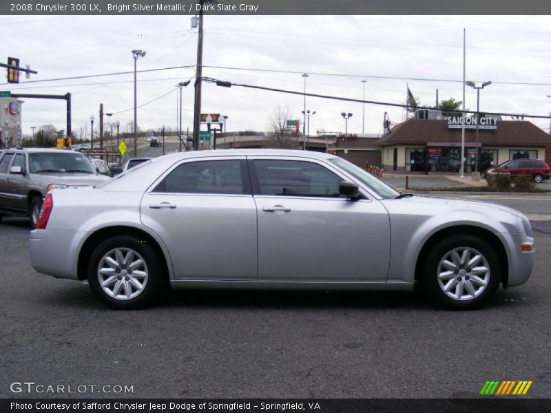 Bright Silver Metallic / Dark Slate Gray 2008 Chrysler 300 LX