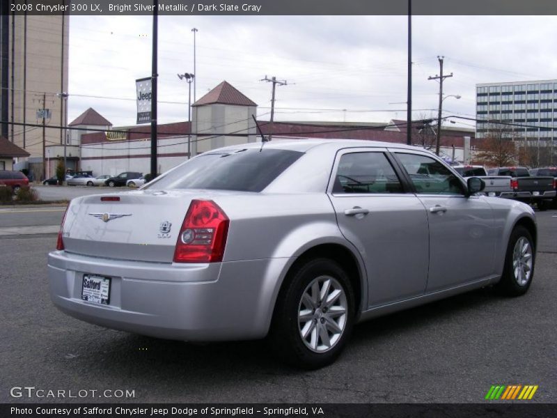 Bright Silver Metallic / Dark Slate Gray 2008 Chrysler 300 LX