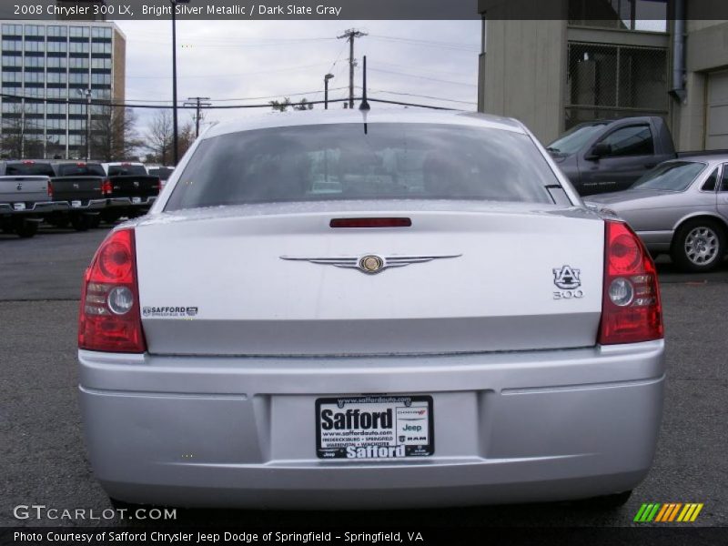 Bright Silver Metallic / Dark Slate Gray 2008 Chrysler 300 LX